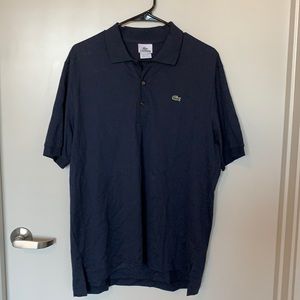 Lacoste Navy Blue Polo - Size L (5)